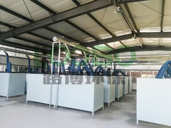 學校培訓機構(gòu)焊接實驗實訓室排煙系統(tǒng)竣工