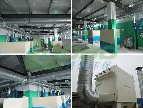 江西技術學院焊煙凈化工程案例